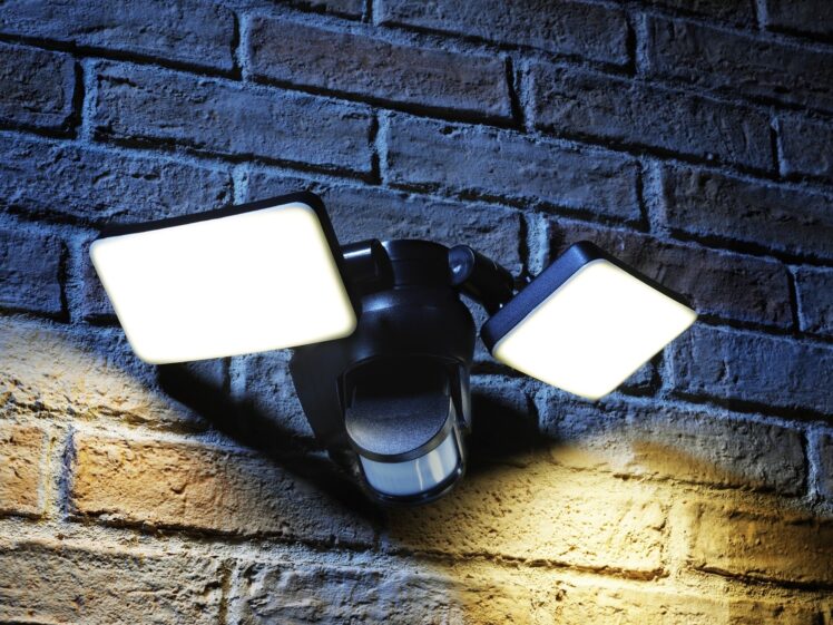 double sided security lights with motion sensor