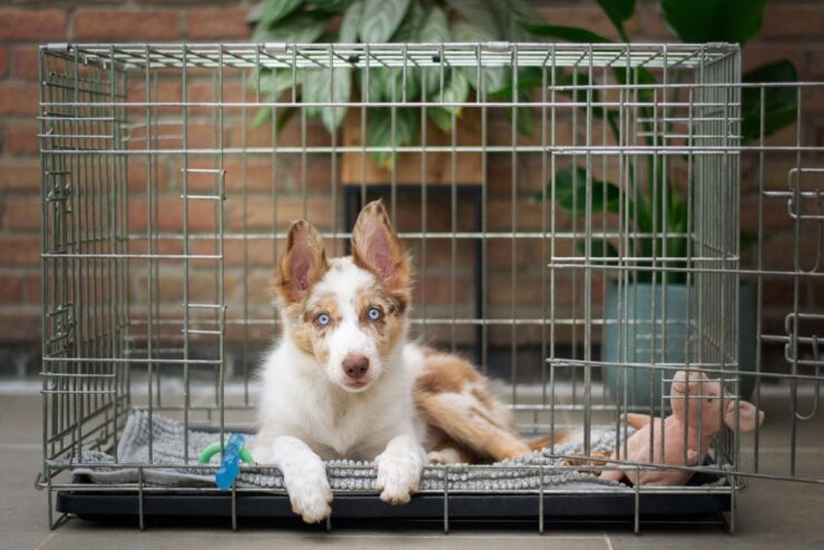 Never Force Or Push A Doggie Into A Kennel